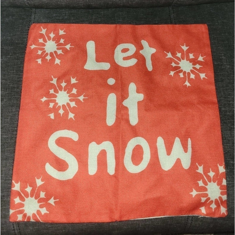 Winter Snow Christmas Pillow case cover